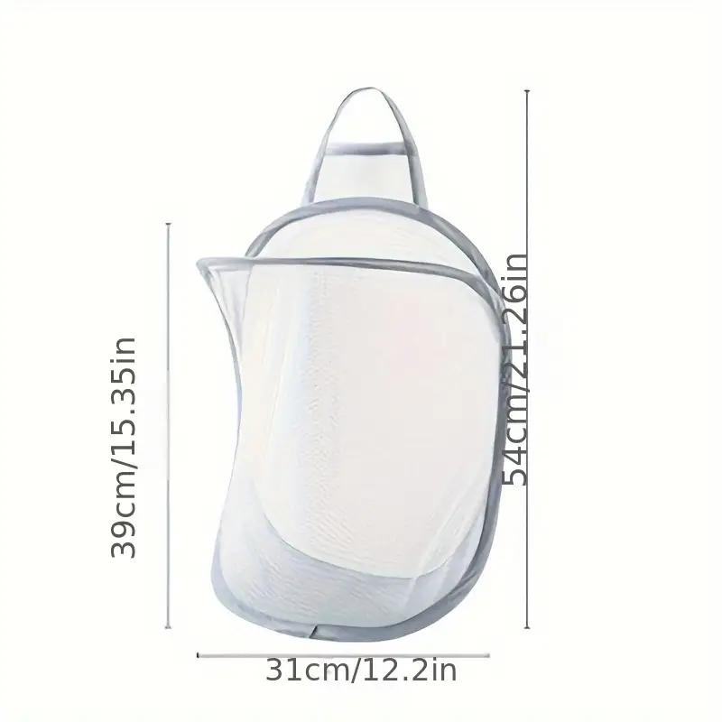 Складная корзина для белья Органайзер для грязной одежды Сетчатый мешок Бытовая настенная вешалка для одежды в ванной Корзины для одежды Ведро