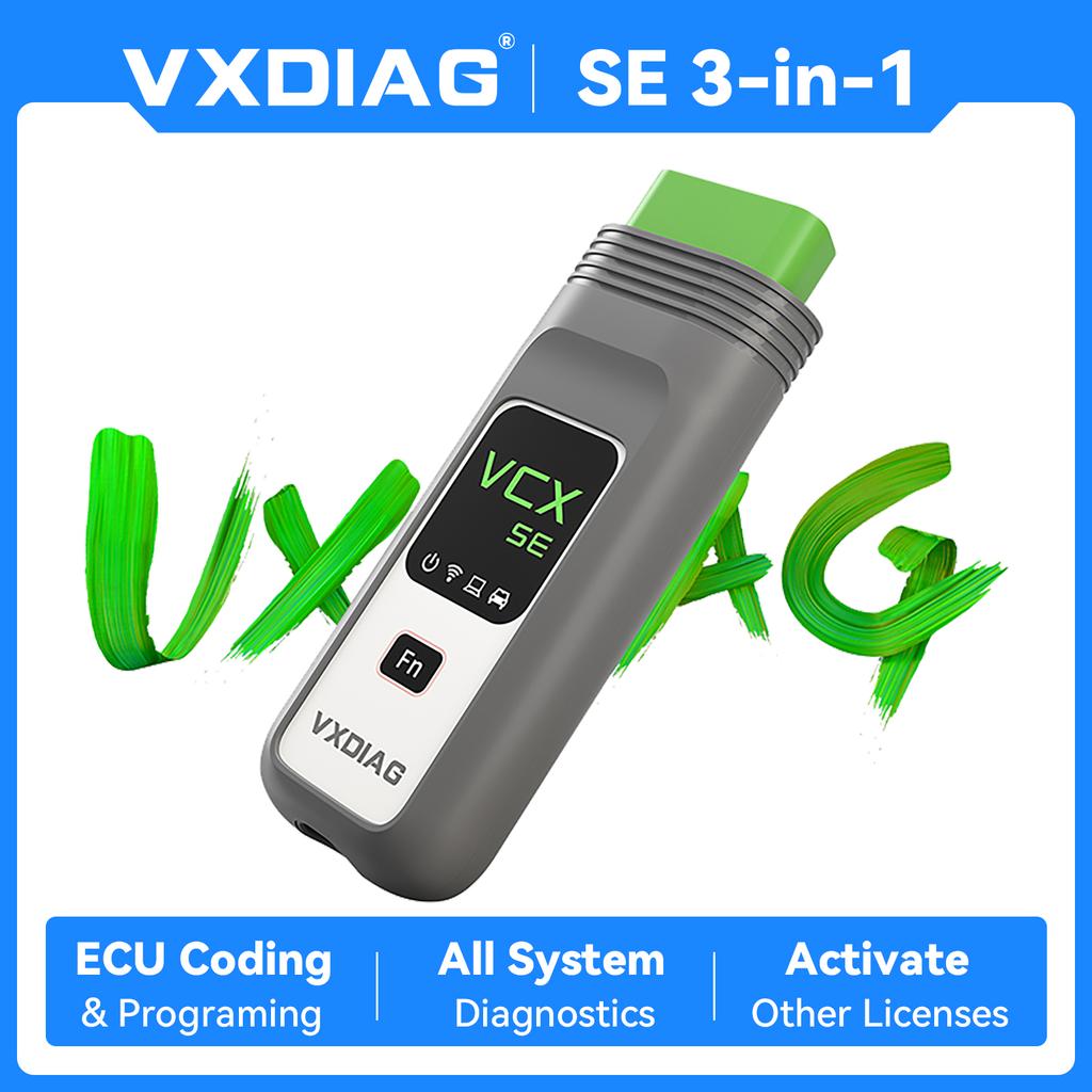 VXDIAG VCX SE Pro 3 in 1 VX308 Car OBD2 Scanner Diagnostic Tool for VW GM Toyota Honda JLR Ford Mazda ECU Coding Programming h2