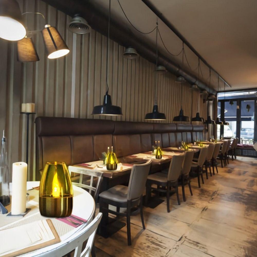 Солнечный свет в форме свечи, светодиодный светильник из нержавеющей стали, прочный чайный светильник, сад