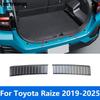 Для Toyota Raize -2024 2025 Внутренние Задние Багажника Бампера Порога Дверной Порог Защитная Пластина От Царапин Аксессуары Стайлинг Автомобиля
