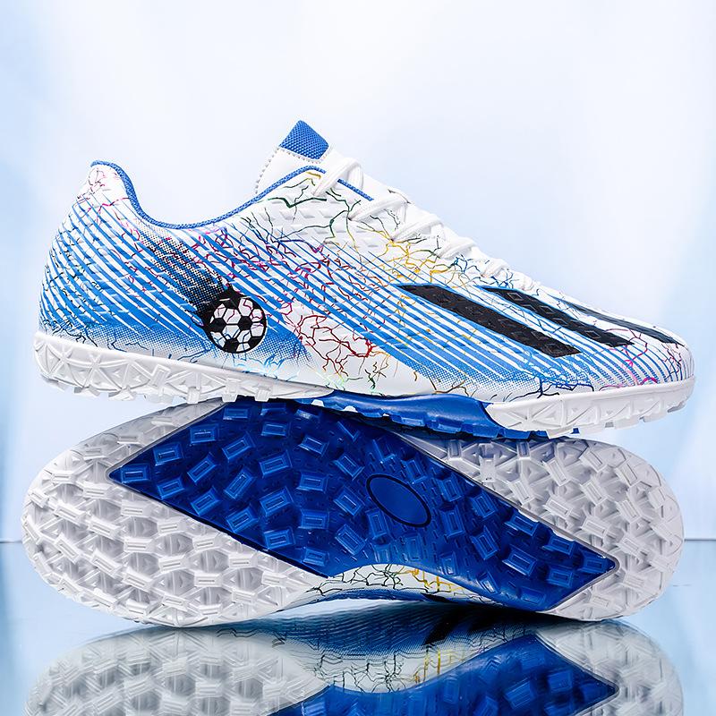 Весенне-летние новые детские спортивные кроссовки с низким верхом, модные футбольные бутсы с шипами, трендовая обувь, спортивная обувь для травы