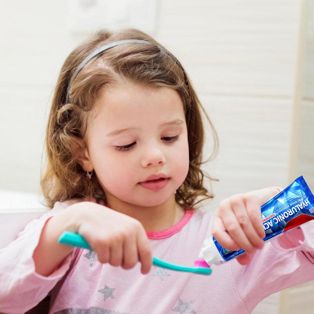 Зубная паста отбеливающая, глубоко очищающая зубная паста, отбеливающая зубная паста для взрослых с гиалуроновой кислотой, естественное отбеливание зубов