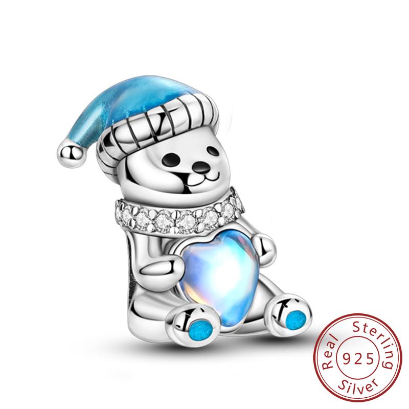 Шармы Подходят для Оригинального Браслета Медные Шармы Бусины Кошка Собака Животное Сердце Подвеска Для Женщин Изготовление Ювелирных Изделий Подарок