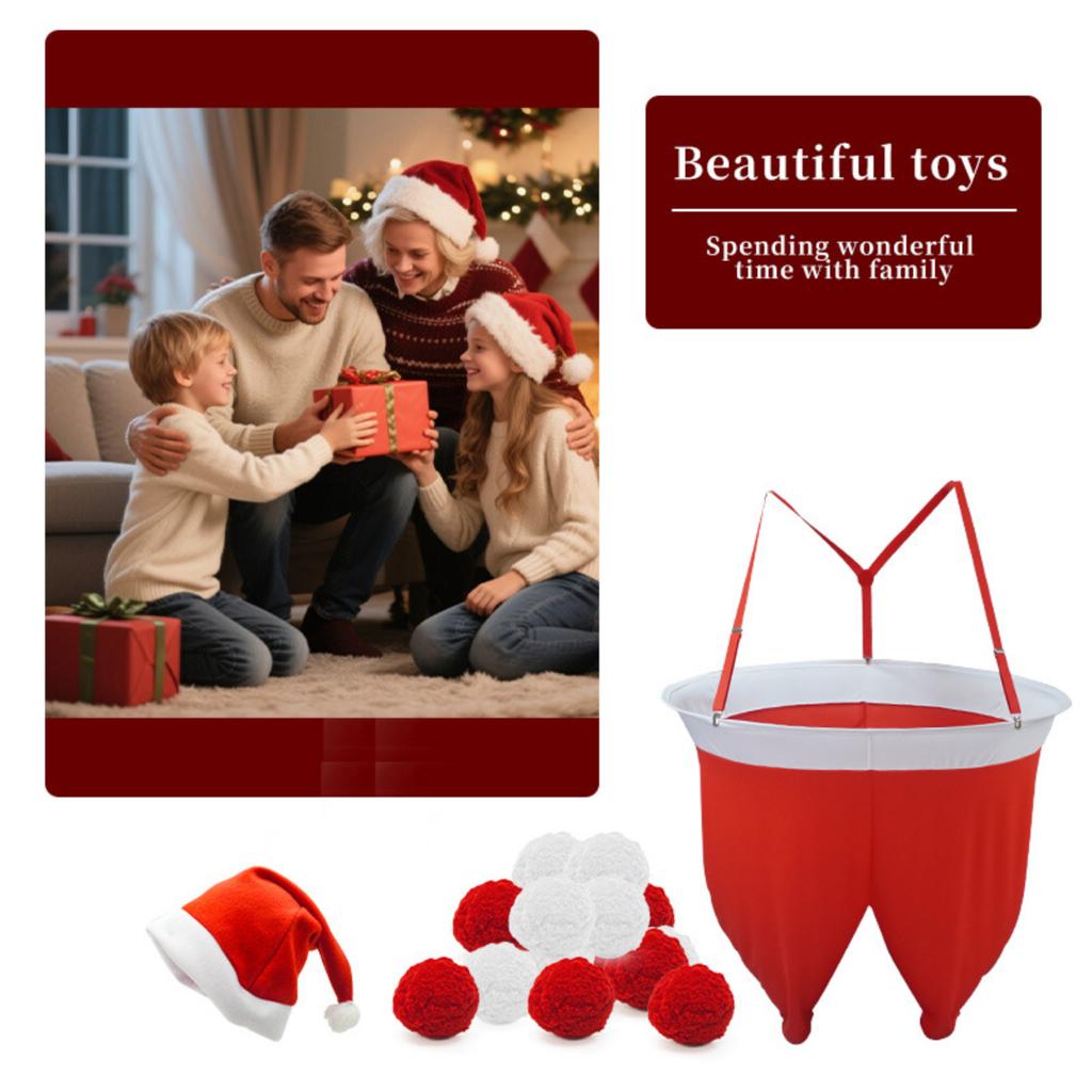 Santa Pants Snowball Toss Game – Outdoor Holiday Party Activity