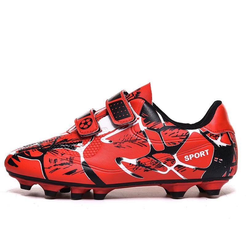 Прямые продажи с фабрики популярные футбольные бутсы на липучке большого размера детские мужские и женские длинные шипы сломанные шипы начальная и средняя школа соревновательные