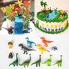 Dinosaur and Boy Birthday Cake Decorations - 12 Types of Dinosaur Figures