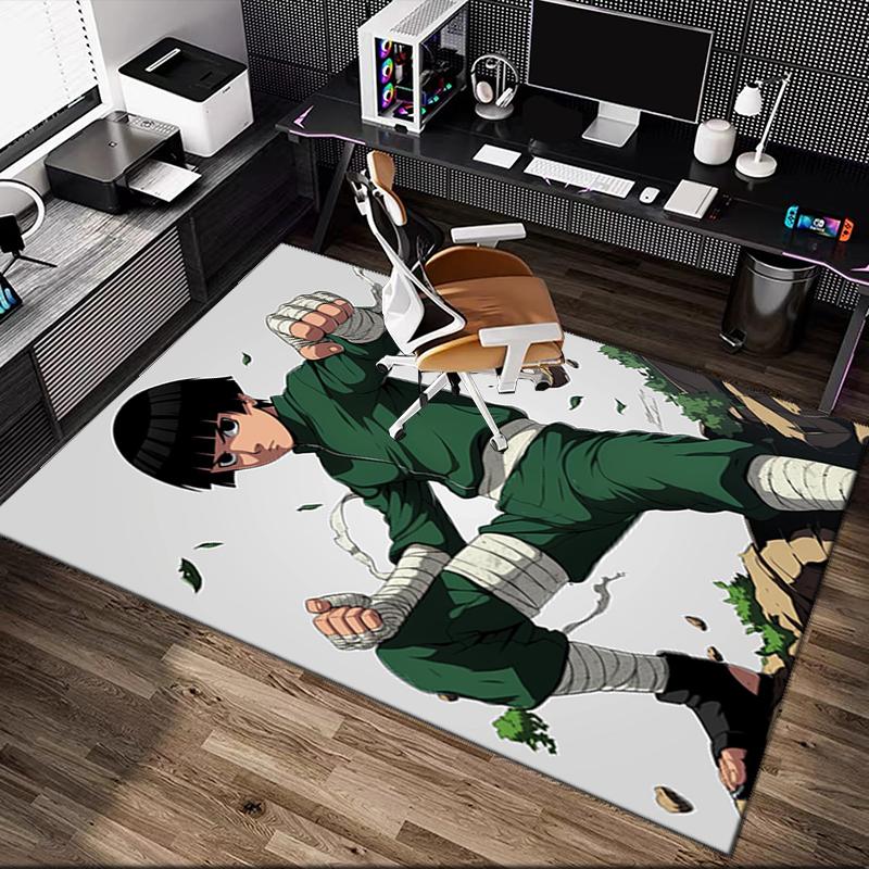1pc naruto Carpet for Room Floor Mat, Comfortable Office Chair Printed Area Rug, Beautiful Hotel Rug