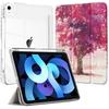 Защитный чехол - E.F.Connection - для iPad Air 11" - Рисунок Дерево - Держатель для стилуса - Жесткий ПК