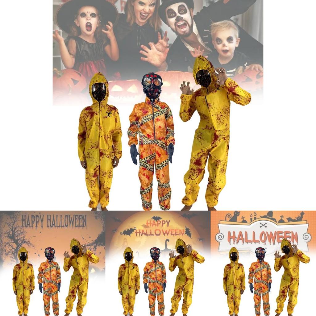 Взрослый и детский костюм для косплея Стильный наряд зомби-кризис Biohazard для вечеринок