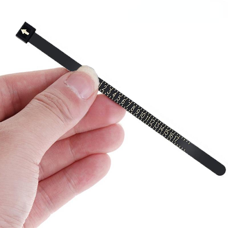 1PC Ring Sizer Measuring Set Reusable Finger Size Gauge Measure Tool US/EU Rings Size Tools