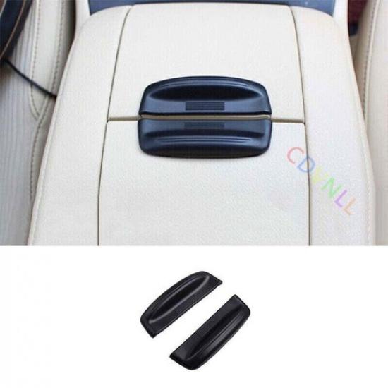 For Toyota Highlander 14-2019 Middle Console Cover Trim Armrest Box Matte Black