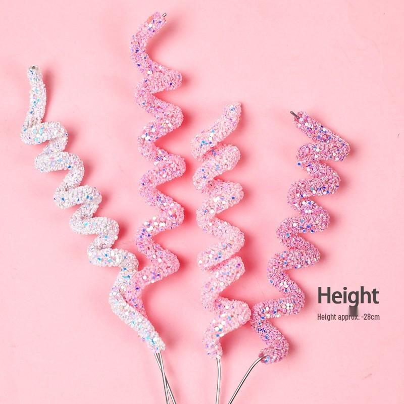 Pink Themed Cake Decor: Heart & Cloud Balloons with Insert Cards for Birthday Parties