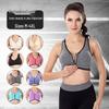 Классический спортивный бюстгальтер с застежкой-молнией спереди, амортизирующий, больших размеров, женский жилет для йоги