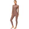 Jazz Dance Jumpsuit Rhythmic Gymnastics Stage Performance Wear Figure Skating Gymnastics Dance Costume Women Rhinestone Open Back Jumpsuit