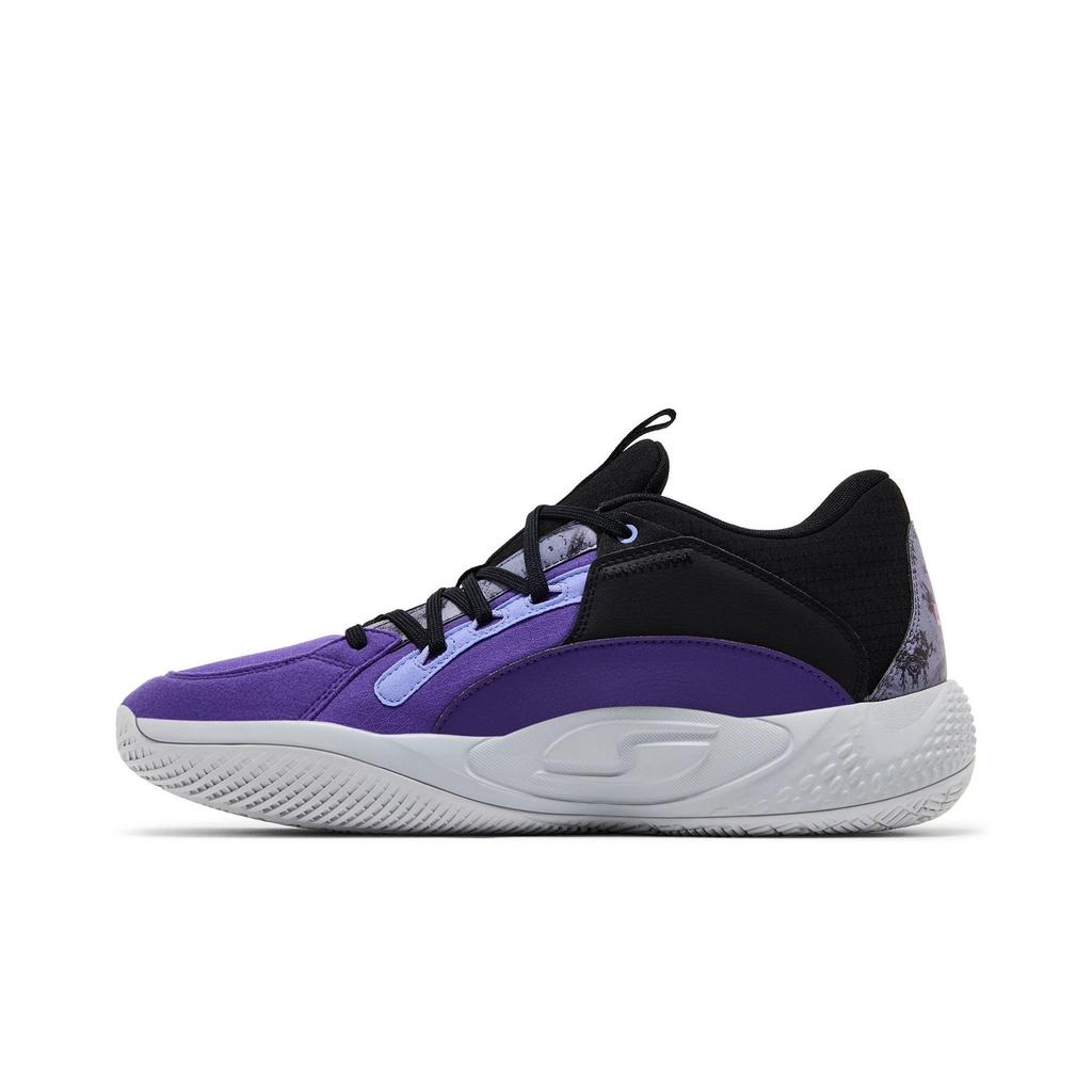 Puma Court Rider Chaos 'Dark' (Unisex) Black / Team Violet Basketball Shoes 378418 01