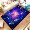 3D Moonlight Unicorn Print Rug Galaxy Planet Living Room Bedroom Sofa Décor Rug Door Mat Kitchen Non-Slip Floor Mat Picnic Camp