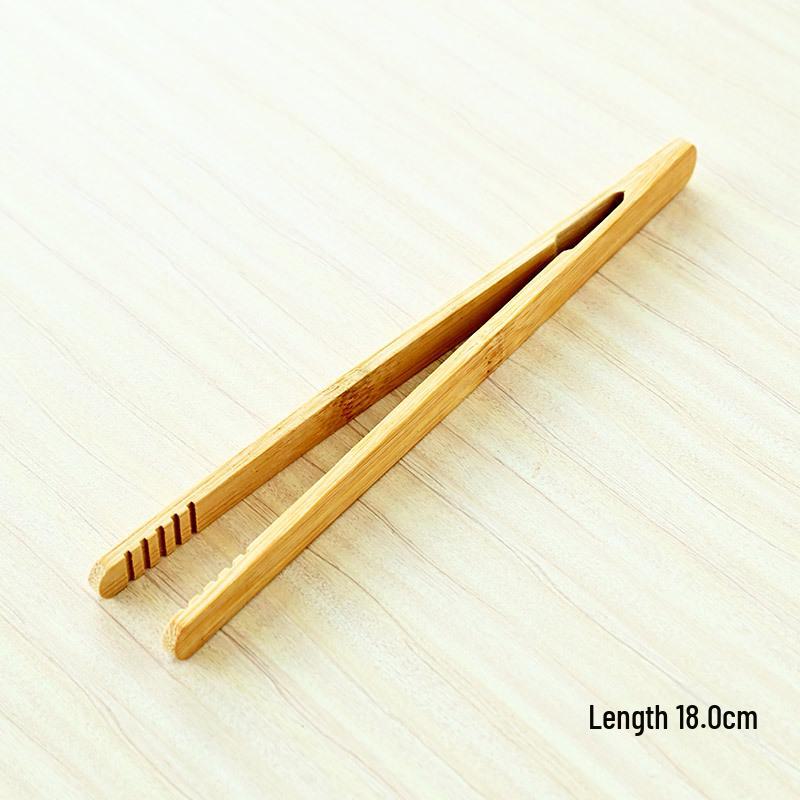 Handcrafted Japanese Bamboo Anti-Scalding Tea Tweezers with Tassels - Non-Slip Kung Fu Tea Set Clips