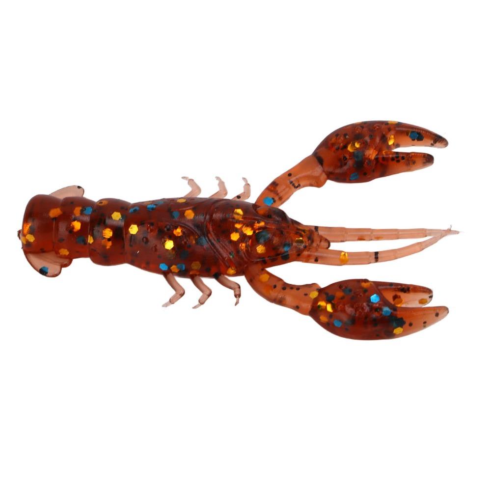20PCS Soft Crawdad Bait 5.5cm Artificial Lure Durable Fishing Lure Bass Fishing