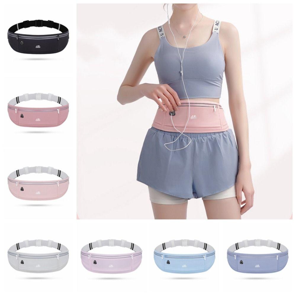 Lightweight Running Waistband Invisible Phone Pocket for Running Women Running Belt Pouch Gym