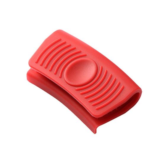 1 пара силиконовых накладок на ручки кастрюль, термостойкие, кухонный зажим для кастрюль, нескользящая ручка для кастрюль и сковород с двумя ручками