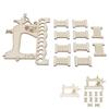 Embroidery Thread Organizer Board Lightweight Sewing Machine Shape Wooden  Stitch Floss Holder