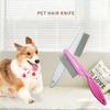 2x Cat Needlle Comb Floating Hair Removal Deshedding Tool Pet Hair Brush Cat/Dog Massage Comb Stainless Steel
