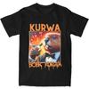 Kurwa Бобр Kurwa Beaver Футболка Лето Милый Животный Y2K Ретро Футболки Хлопок Харадзюку Футболка Для Мужчин Топы с Коротким Рукавом
