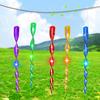 10 шт. стержень для отпугивания птиц, вращение на 360 градусов, защита сада, яркий цвет, светоотражающая спираль ветра, инструмент для отпугивания птиц для сада