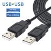 USB To USB Type A Male To Male Extender USB Extension Cable For Radiator Hard Disk Webcom Camera USB Date Transmission Cable