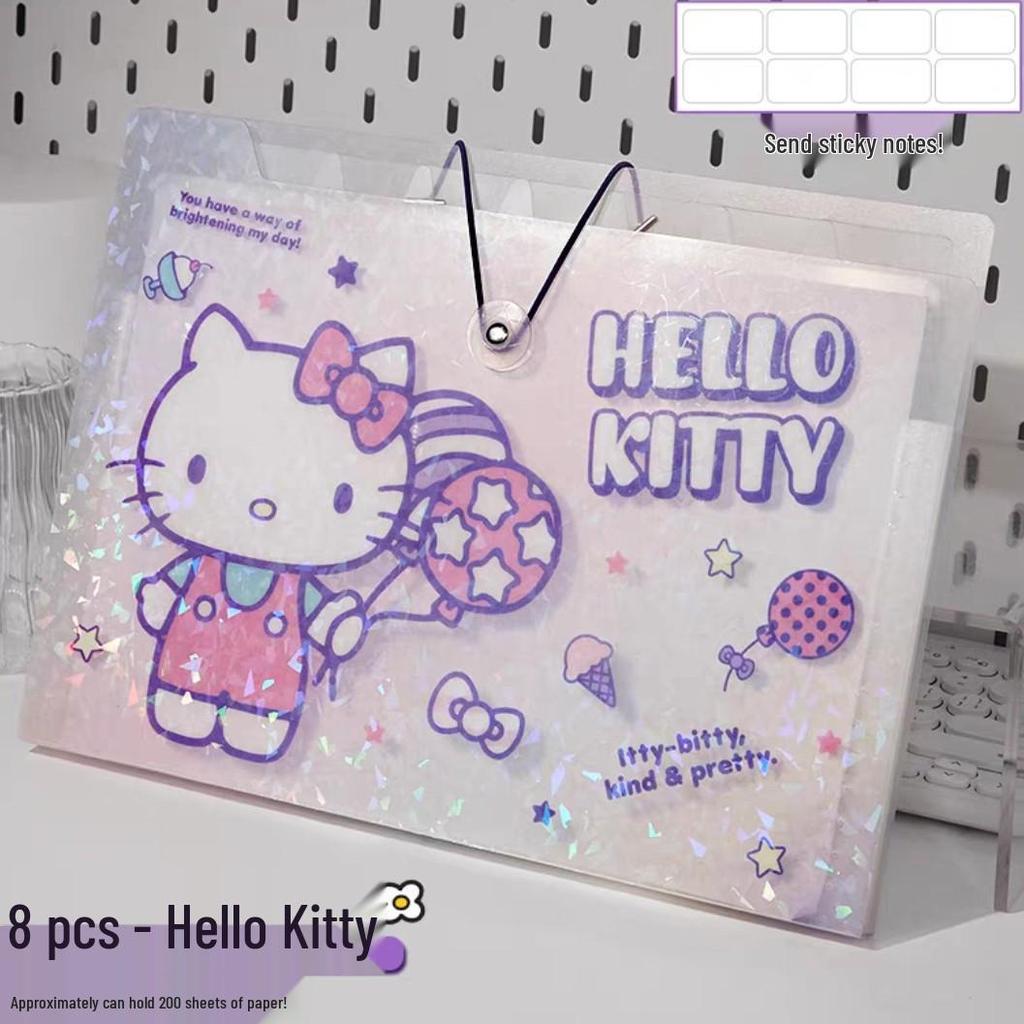 Sanrio Accordion Bag: Large Capacity Multi-Pocket A4 Student Folder