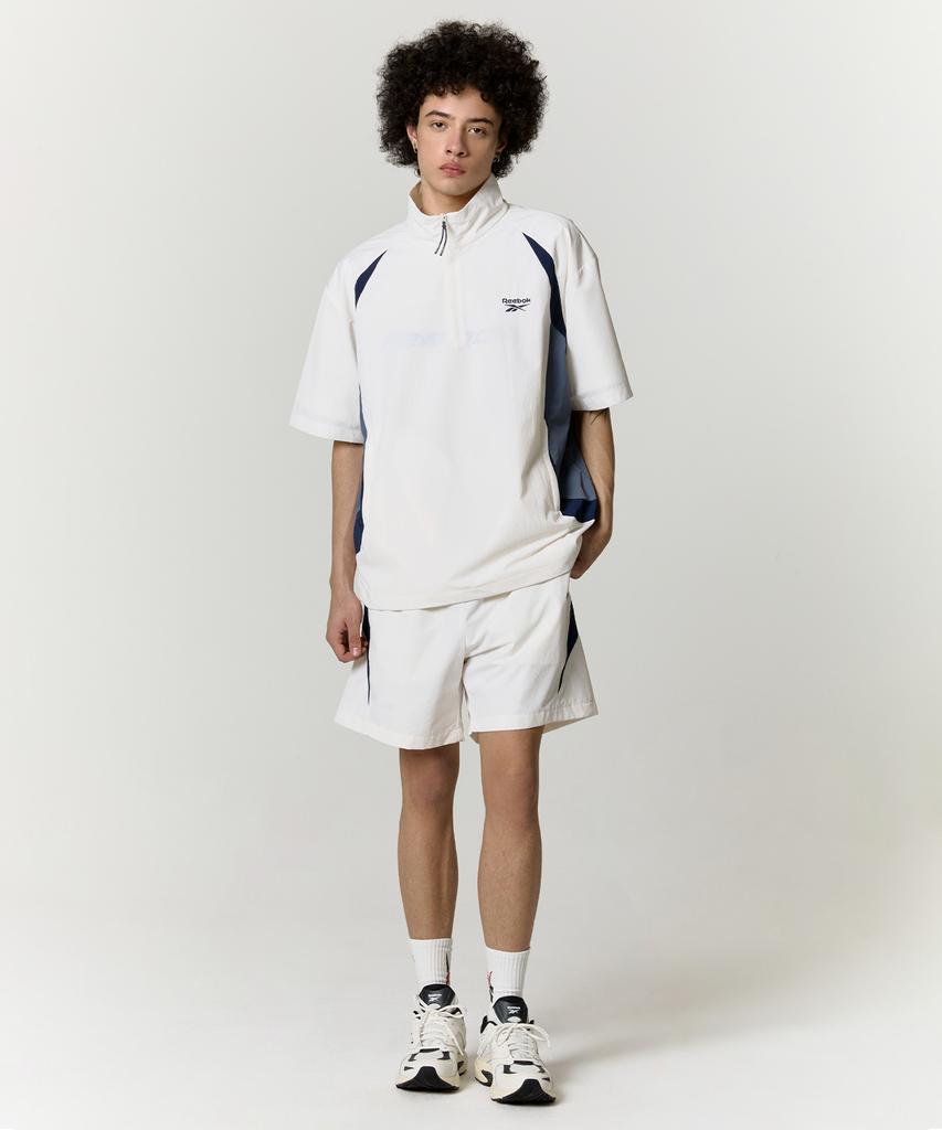Reebok Анорак Ellipse с коротким рукавом - Белый