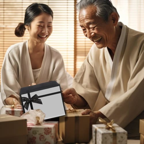 60th Birthday Gift, Longevity Celebration Gift for Men and Women, Birthday Gift, Bear Towel Tumbler, Respect for the Aged Day Gift, Father, Mother, Gr