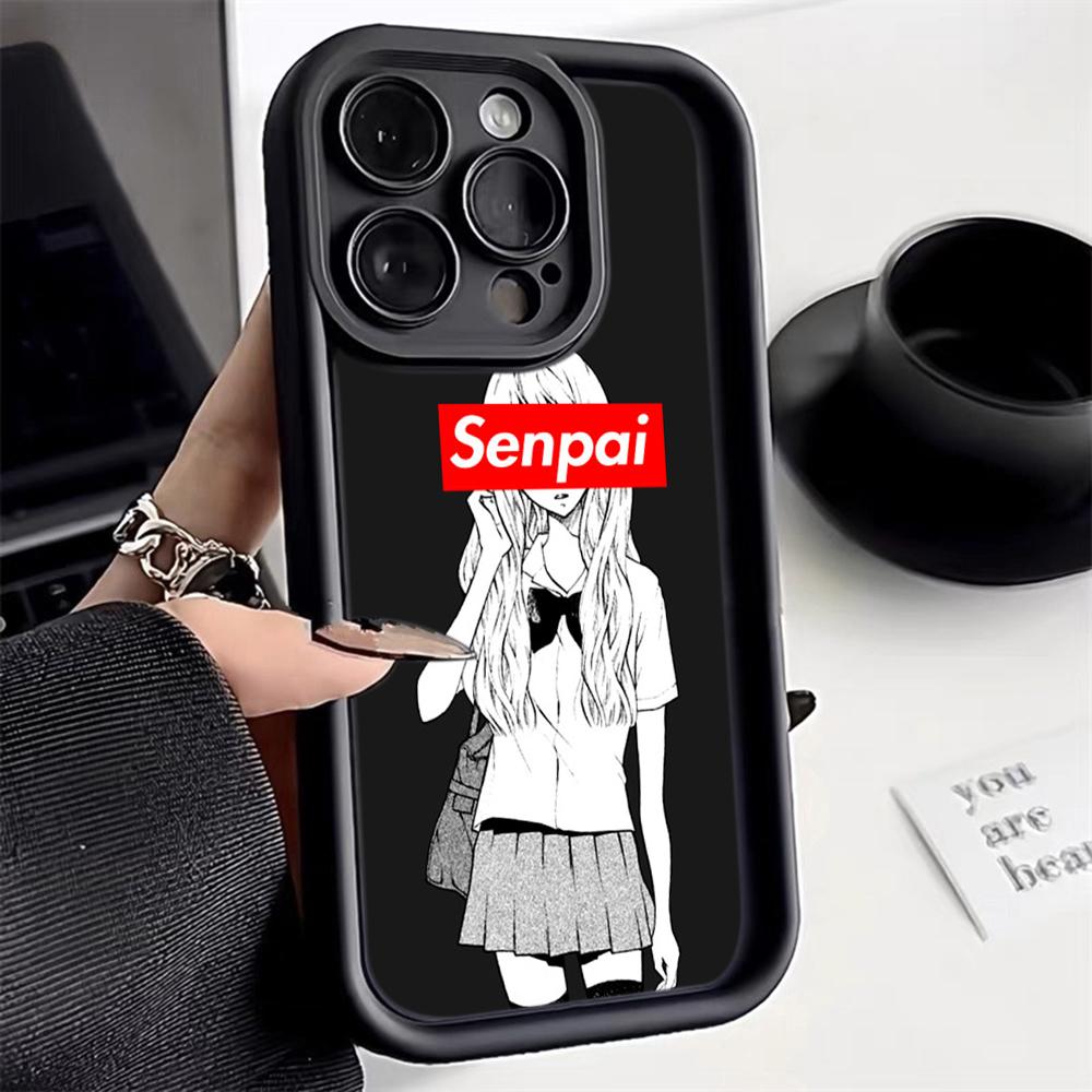 Ae81 хентай Harajuku аниме Girl art защитные чехлы для телефонов для Xiaomi Poco X5 M6 Redmi Note 13 12 11 Pro 13C 12C A3 9 10 12S ангельские глазки задняя крышка из ТПУ