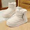 High Quality Women's Boots, Plush Snow Boots, Warm High Top Flat Bottom Ladies Winter Shoes