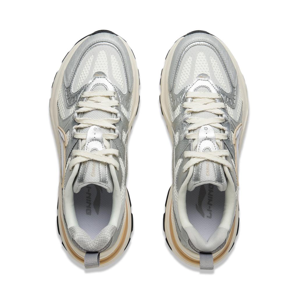 Li Ning Beichen 2K Y2K Millennium Style Comfortable Versatile Retro Thick Sole Increased Height Non-Slip Wear-Resistant Low-Top Dad Shoes AGCU323-6