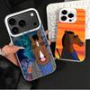 B-BoJack H-Horseman Смешной Мягкий Чехол для Телефона для iPhone 15 16 17 Pro Max 17Air 16E 14 Plus 13 12 Mini Ударопрочный Чехол Задняя Панель