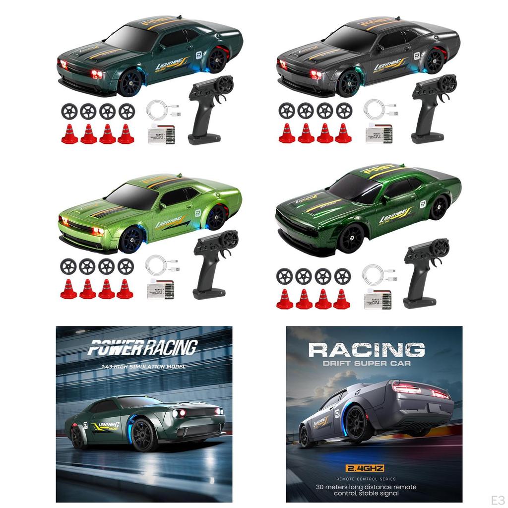 1/43 RC Speed Car Mini Toy Without High Model Vehicle Race for Age 6 7 8+