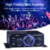 Bluetooth-compatible Mini Audio Amplifier with Volume Treble Bass Control Knobs Compact Size Universal Powerful Audio
