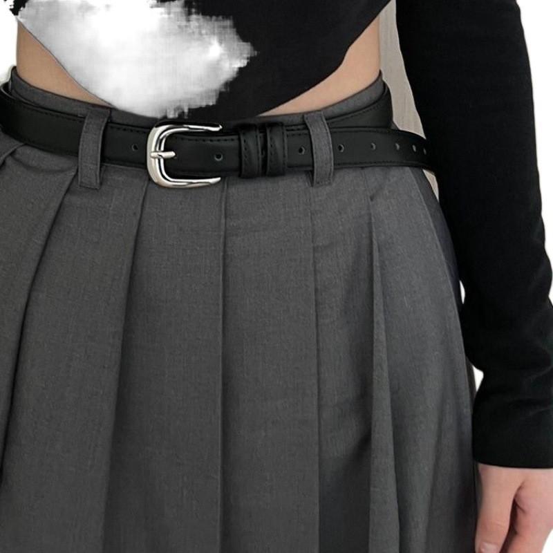 Уникальный Эстетичный Винтажный Кожаный ПУ Ремень Для Женщин Модный Тренд