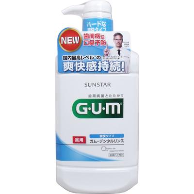 Лечебный ополаскиватель для полости рта Gum Medidicated Dental Rinse Refreshing Type 960 мл x 10 шт. набор [Sunstar]
