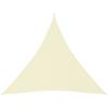 VidaXL Sunshade Sail Oxford Fabric Triangular 3x3x3 M Cream