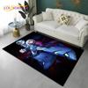 Megaman Cartoon Rockman Retro Games Carpet Rug for Home Living Room Bedroom Sofa Doormat Decor,Child Area Rug Non-slip Floor Mat