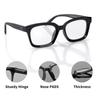2pcs VOPHA Anti Blue Light Square Prescription Spectacles Women Men Spring Leg Farsightedness Glaasses +0.5 +1.0 To +3.0