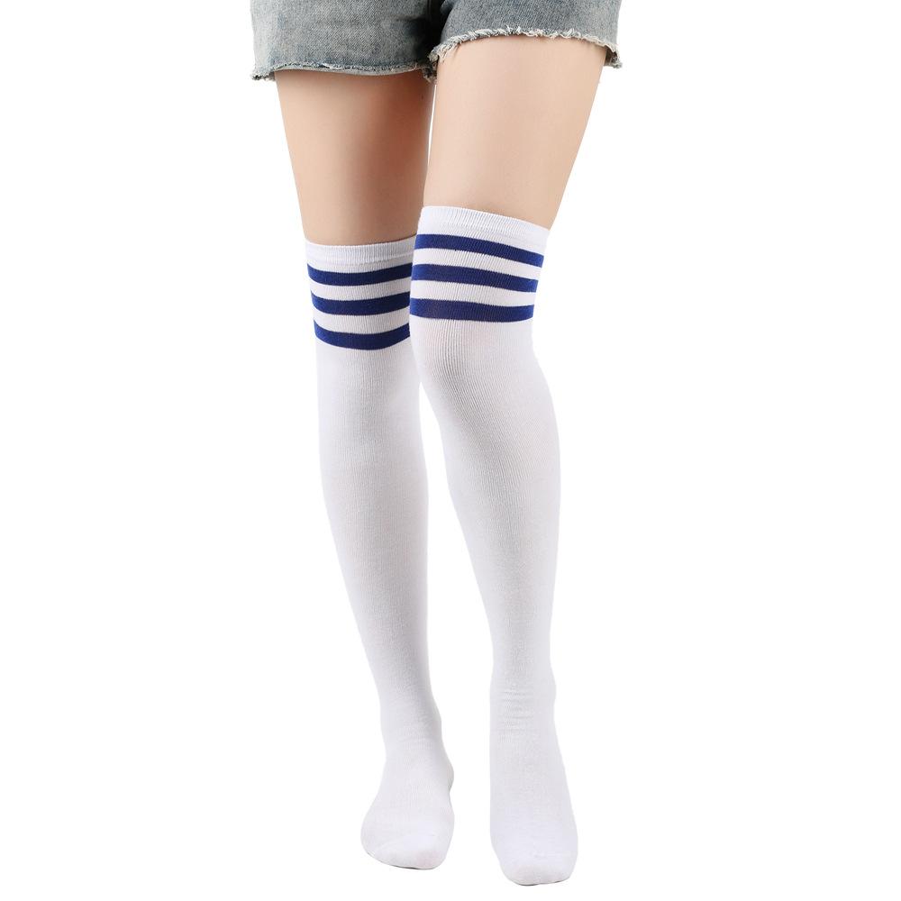 Classic Solid Color Versatile Knee Length Socks, Fashionable Women's Warm Socks, Sexy Slim Fit Long Socks, College Style Socks