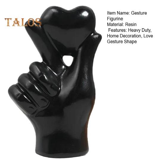 Фигурка с жестом в виде сердца, держащая сердце в руке, статуэтка из смолы, скульптура для дома, офиса, свадьбы, вечеринки, украшения рабочего стола, орнамент