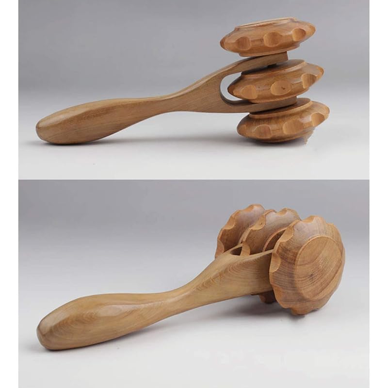 HAMILO wooden roller cellulite upper arm waist shoulder beautiful face muscle Healing