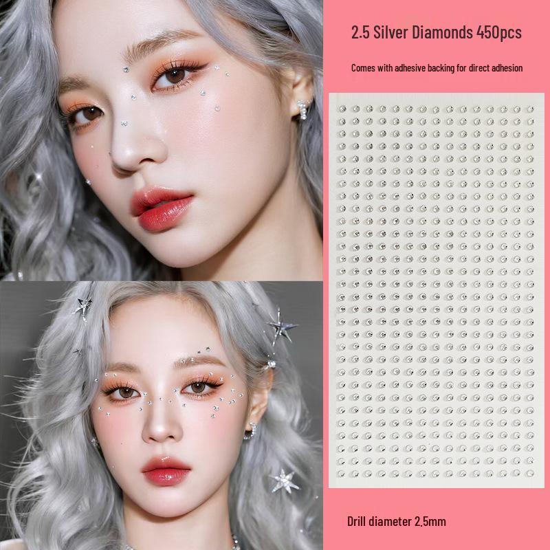 Shan Gen Crystal Diamond Eye Makeup Stickers с самоклеящимися стразами