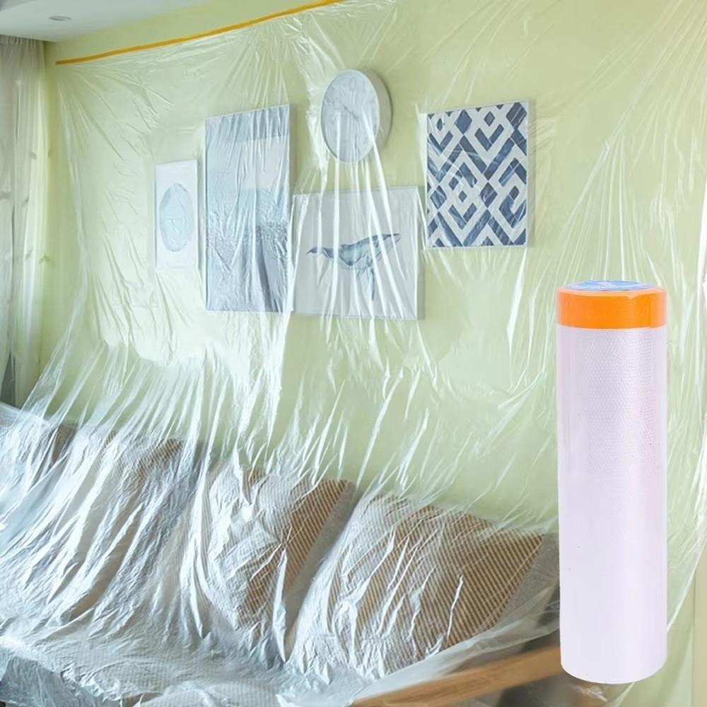 Transparent Self-adhesive Dustproof Film Disposable Waterproof Furniture Protection Film Plastic Moisture Proof