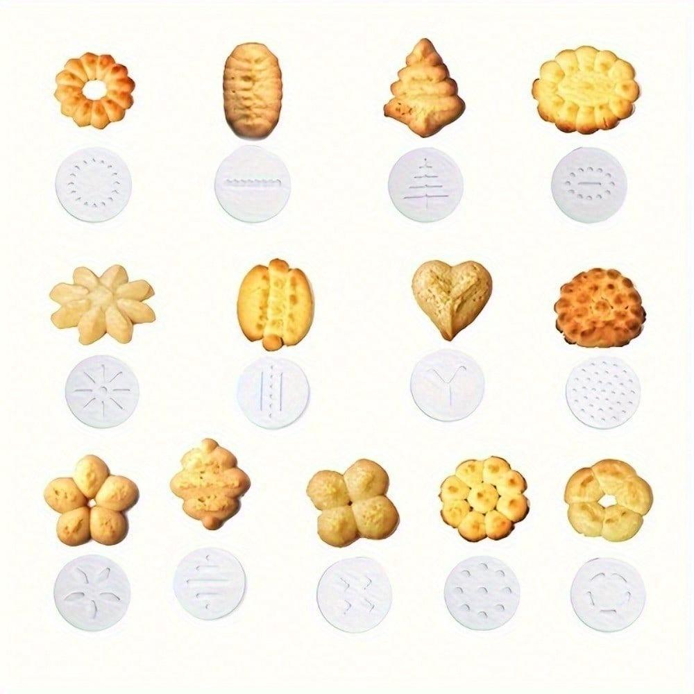 Набор из 20 предметов для украшения тортов с насадками из нержавеющей стали - Универсальный инструмент для выпечки печенья, бисквитов и пирожных