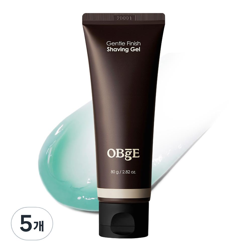OBge Гель для бритья Gentle Finish, 80 г, 5 шт.